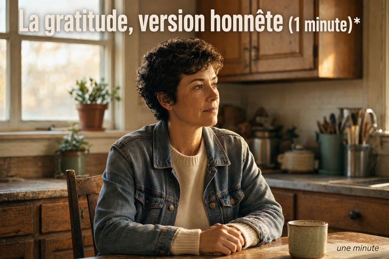 La gratitude version honnte 1 minute